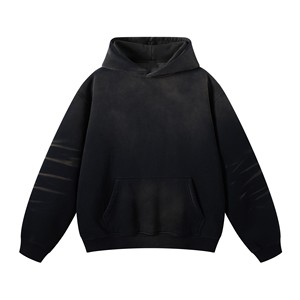 Sudadera con Capucha OEM de Alta Calidad, Felpa de Algodón Premium, Bordado Personalizado, Venta al Por Mayor Directa de Fábrica para Hombre - Product Image 2