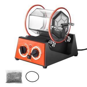 Mini polisseuse rotative, capacité 6,6 lb/3 kg, minuterie 0-60 minutes, 5 vitesses, machine rotative pour le polissage des bijoux et des métaux - Product Image 5