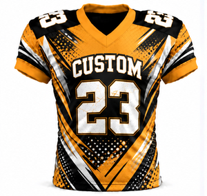 Uniforme de Fútbol Americano Personalizado OEM, Conjunto de Jersey Transpirable de Poliéster, Ropa Deportiva de Equipo, Diseño Sublimado de Alta Calidad - Product Image 5