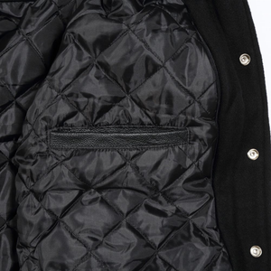 New Unisex Men's <b>Winter</b> Bomber <b>Jacket</b> Custom College Letter Baseball Varsity Design Button down Style Made 100% Cotton Canvas - Product Image 5