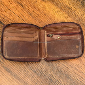 ODM OEM Wholesale Genuine Leather <b>Wallet</b> for Mens Casual <b>Wallet</b> New Genuine Cowhide Leather Purse <b>Card</b> <b>Holder</b> Best Gift for Men - Product Image 6