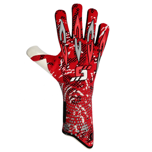 Gants de gardien de but de football professionnels en latex allemand blanc Contact Pro, vente chaude, fabriqués au Pakistan - Product Image 2