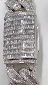 Chaîne cubaine en diamant de qualité export, finition haute brillance et allure luxueuse, disponible en grande quantité. - Product Image 6