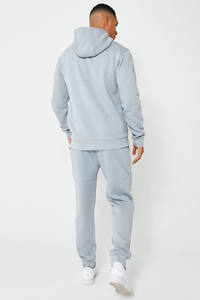 Chándal con logotipo personalizado French Terry Hoodie Set para hombre Chándales extragrandes de algodón de lana gruesa de peso pesado en blanco - Product Image 5