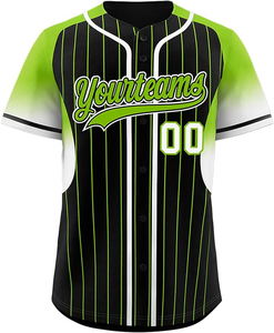 Maillot de baseball unisexe au design tendance à prix abordable, couleur unie, taille personnalisée, impression numérique du logo sur le devant, uniformes à séchage rapide - Product Image 3