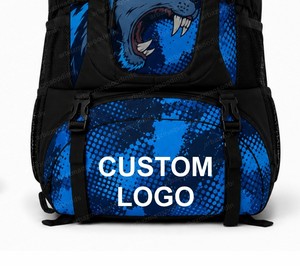 Custom Printed <b>Light</b> <b>Weight</b> <b>Backpack</b> Bear Logo Team Name Personalized Unisex Adult Outdoor Sports Bag Quick Dry - Product Image 5