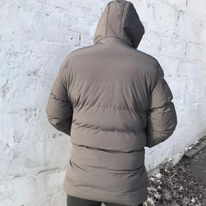 Winter Mid-Length Hooded <b>Puffer</b> Parka Windproof Insulated <b>Jacket</b> with Storm Flap Thermal Outdoor Coat Wholesale - Product Image 3