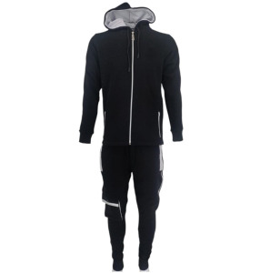 Conjuntos Deportivos de 2 Piezas con Capucha y Logotipo Personalizado, Ecológicos, para Hombre y Mujer, Sudaderas para Correr, Poliéster y Algodón, Conjuntos Deportivos de 2 Piezas para Hombre y Mujer - Product Image 4