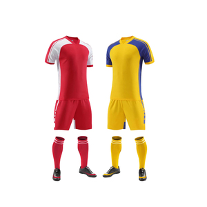 Conjunto de Camiseta de Fútbol para Hombre, Manga Corta, Bloques de Color, Poliéster que Absorbe la Humedad, Uniformes para Adultos, Todas las Temporadas - Product Image 5