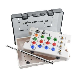 High Quality Manual Steel Dental Broken Screw Extractor Implant Removal Kit with <b>Drill</b> Driver <b>Guide</b> for Implant Restoration - Product Image 3