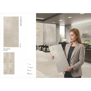 Dalle Porcelaine 90x180cm Marfil Beige Brillant 9mm pour Sol et Mur 3x6ft - Product Image 2