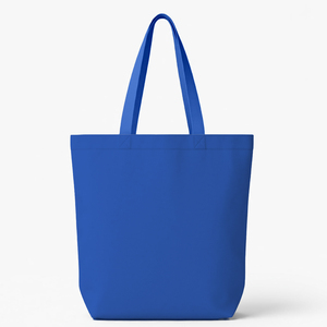 Sac en coton personnalisé 100% OEM, nouveau design, motif uni, sac de shopping de haute qualité, sacs de shopping 100% coton - Product Image 2