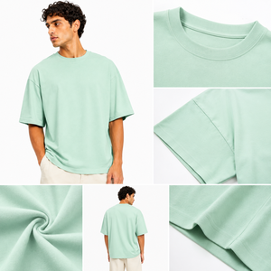 เสื้อยืดโอเวอร์ไซส์ผู้ชาย ทรงหลวมทันสมัย เนื้อผ้าทนทาน นุ่มสบาย เหมาะสำหรับใส่ลำลองทุกวัน - Product Image 6
