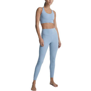 Vêtements de sport pour femmes, ensembles de shorts et de soutien-gorge de sport pour le yoga, ensemble court d'été de haute qualité pour femmes en coton - Product Image 3