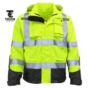 <b>Men</b> Premium High Visibility Workwear <b>Jackets</b> <b>Reflective</b> Safety Clothing for Construction Warehousing Transport and Maintenance - Product Image 1