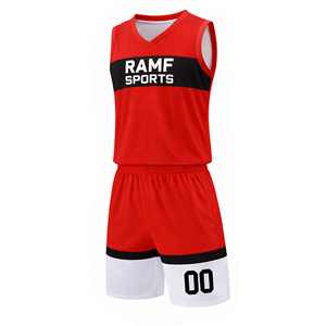 Camiseta de Baloncesto al Por Mayor, Tallas Grandes, Estampada, de Malla Transpirable, Secado Rápido, Antibacteriana, Cuello en V, Personalizada, Retro - Product Image 3