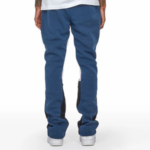 Pantalon de jogging décontracté Y2K pour homme, coupe droite, ample, évasé, à rayures, en molleton épais, effet délavé, style chasse - Product Image 6