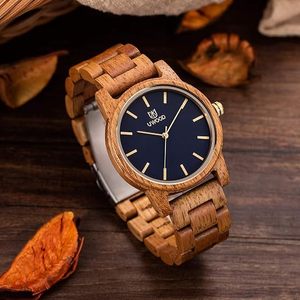 Reloj de Madera Hecho a Mano al por Mayor, Estilo Vintage, con Logotipo Personalizado, Diseño Art Deco y Forma Redonda para Hombre - Product Image 6
