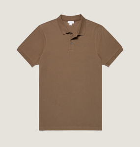 Polo pour homme certifié Oeko-Tex, anti-boulochage, piqué, de haute qualité, uni, écologique, en coton biologique, manches courtes, décontracté - Product Image 3