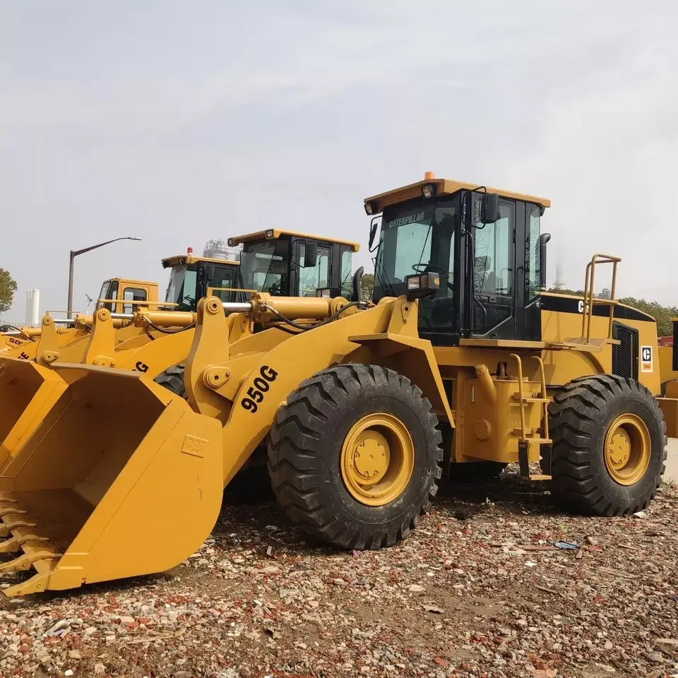 Loading machine 5 ton cheap used caterpillar 950g wheel loader original second-hand cat 950 front end loader