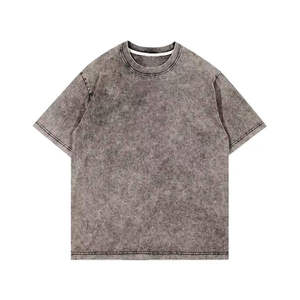 Camiseta de Hombre con Efecto Degradado Vintage, Estilo Urbano, de Algodón, Multicolor, Oversize, con Hombros Caídos - Product Image 2