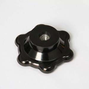 Through Hole Star Handle Knob Black Bakelite 5 lobes <b>6</b> lobes Durable for Dresser Wardrobe <b>Drawer</b> Seven Corner Tightening - Product Image 4