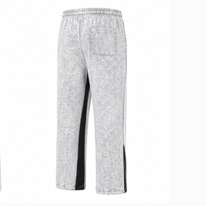 Wholesale Acid Wash Trousers Custom <b>Vintage</b> Washed Cotton <b>Pants</b> Relaxed Fit Streetwear Casual Joggers Clothing Manufacturer - Product Image 6