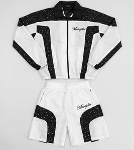 Ensemble sans couture OEM personnalisé, respirant, imperméable, 100 % coton, coupe-vent zippé, col ras du cou, motif uni, style urbain, pour l'été - Product Image 5