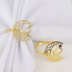 Juego de Servilleteros de Latón Hechos a Mano por Diseñadores, Servilletero de Lujo para Restaurante, Hotel, Boda, Evento y Comedor Premium - Product Image 1