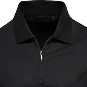 Wholesale Men Long Sleeve Polo Shirt Custom Logo Casual Business Turn <b>Down</b> Collar Breathable Cotton Plain Polo Shirts Bulk - Product Image 6