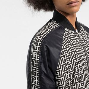 Otoño invierno logotipo personalizado OEM chaqueta de los hombres de nylon acolchado forro a prueba de viento impermeable hombres chaqueta bomber - Product Image 4