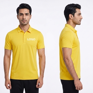 Polo personnalisé avec logo pour homme, t-shirt de golf respirant à séchage rapide, vêtements de travail brodés OEM, uniformes d'entreprise, polos Australie - Product Image 2