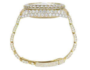 Reloj BOJ R.O.L.E.X.032 con Números Romanos, Moissanita Completa, de Lujo, Cuarzo Analógico, Acero, 41MM, 3BAR Resistente al Agua, Estilo Hip Hop para Hombre - Product Image 5