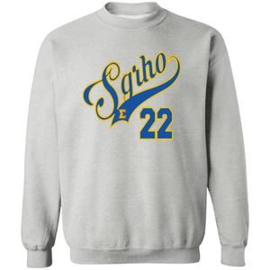 เสื้อสเวตเชิ้ตพิมพ์ลายตัวอักษรกรีก Sigma Gamma Rho สีเทา สำหรับผู้หญิง คอกลม ผ้าฟลีซ สวมใส่สบายๆ แบบลำลอง สำหรับชมรมนักศึกษา - Product Image 1