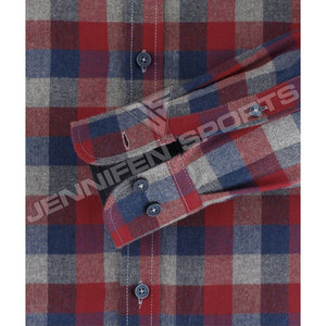 Camisas de Franela para Hombre, 100% Algodón, a Cuadros, Casuales, Personalizadas, para Hombre y Mujer - Product Image 4