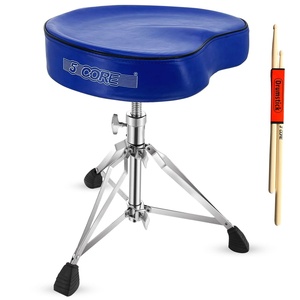 Silla de Baterista Acolchada de 4 Pulgadas con 5 Núcleos, Taburete para Guitarra, Asiento Ajustable para Músico - Product Image 1