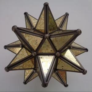 Customised Antiqued Silver Moravian Star High Quality Modern Interior Design Wedding <b>Christmas</b> <b>Centrepiece</b> Art for Thanksgiving - Product Image 1