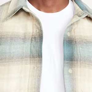 <b>Men</b> Shacket Button Front <b>Long</b> Sleeve Casual Overshirt Breathable Quick-Dry Windproof Soft Comfortable Warm <b>Jacket</b> - Product Image 4