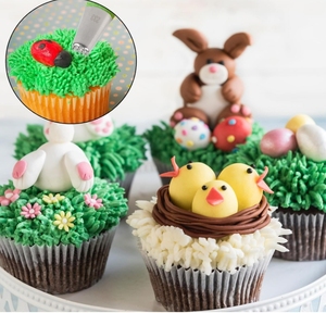 3 pcs #234 8-hole Grass Pastry Tip, Baking Cake Decorating <b>Tool</b> for Cake, cupcake and <b>cookies</b> - Product Image 4