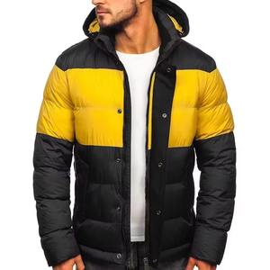 Blouson matelassé pour homme de haute qualité, personnalisable, col montant, manches longues, respirant, design hivernal, vente en gros, usage extérieur - Product Image 4