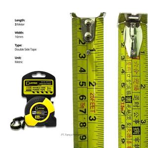 เทปวัดระยะแบบม้วนคุณภาพสูง 3 เมตร แบบสองหน้า ขนาดกะทัดรัด พกพาสะดวก ผลิตจากเหล็ก สำหรับใช้ในครัวเรือน งาน DIY และงานช่าง - Product Image 4