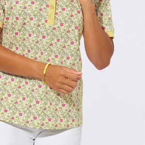 Camiseta de punto ligera y transpirable para mujer, talla grande, con serigrafía, para uso casual, venta al por mayor, OEM - Product Image 4