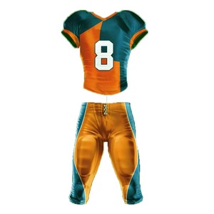 High Quality Custom American Football Uniform 100% Polyester Customized Color Team Sportswear OEM Wholesale - Product Image 1