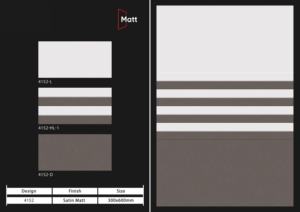 Carreaux de porcelaine contemporains mats anti-taches 300x600 mm, conçus pour les espaces résidentiels et commerciaux, offrant une entretien facile et une protection anti-… - Product Image 5