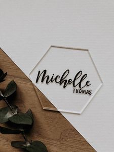 Juego de Posavasos de Acrílico Personalizados con Logotipo, Posavasos Transparentes para Bebidas, Grabado Láser, Resistentes al Calor, Impermeables, Regalo para el Hogar - Product Image 5