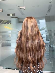 วิกผมดิบแบบไม่ใช้กาวสำหรับต่อผมมนุษย์ผมลอนแบบดิบจากเวียดนาม - Product Image 6