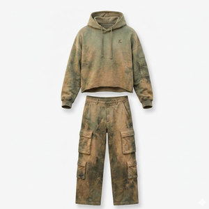 Colección de Ropa Deportiva con Logotipo Personalizado, Chándal Resistente al Sol para Hombre, Tela Suave, Conjunto para Correr, Fitness y Jogging - Product Image 1