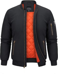 Unisex Bomber Jacket Multi-Pocket <b>Warm</b> Customizable <b>Waterproof</b> - Product Image 1
