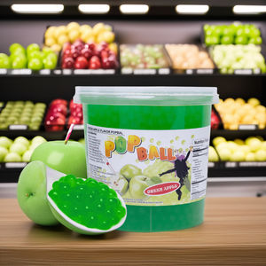 Perlas de Tapioca Transparentes Rojo Rubí Pinshan Honeydew, 3.2 kg, en Lata, para Té de Burbujas - Product Image 2