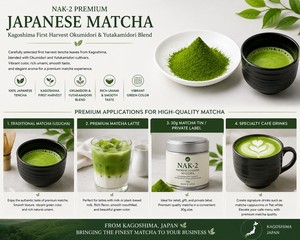 Té Verde Matcha Orgánico de Primera Calidad, Cultivo Único Okumidori Yutakamidori NAK-2 de Kagoshima, Primera Cosecha - Product Image 5